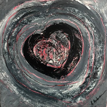 「Heartbeat」というタイトルの絵画 Karin Amtmann (K. Amtmann)によって, オリジナルのアートワーク, アクリル