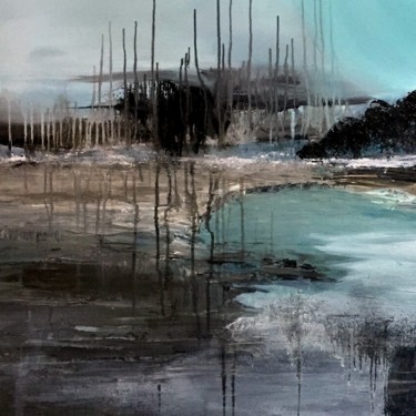 Dreamscape Malerei mit dem Titel "Dreamscape" von Karin Amtmann (K. Amtmann), Original-Kunstwerk, Acryl
