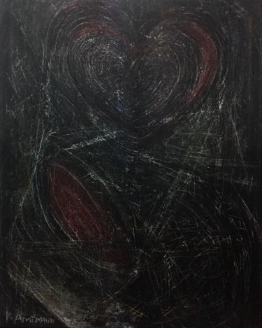 Картина под названием "Love Cup" - Karin Amtmann (K. Amtmann), Подлинное произведение искусства, Акрил