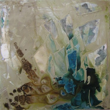 Pintura titulada "Abstraction abyssal…" por Karin Delon, Obra de arte original