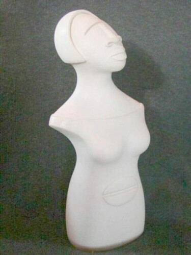Sculpture intitulée "Séréna coté" par Karin Germanier, Œuvre d'art originale