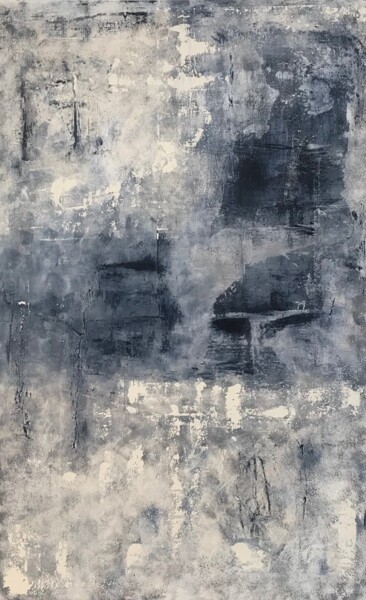 Pittura intitolato "Submerged In Cloud" da Karin Lanini Arthofer, Opera d'arte originale, Acrilico