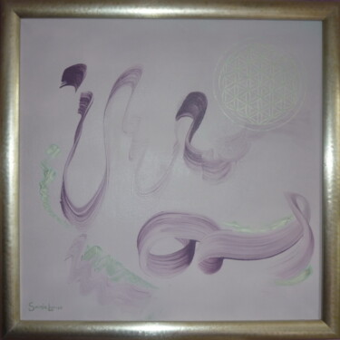 Malerei mit dem Titel "Blume des Lebens Fl…" von Karin Sternberg, Original-Kunstwerk, Acryl