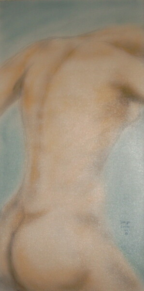 Painting titled "Akt 2001" by Karin Sternberg, Original Artwork, Airbrush