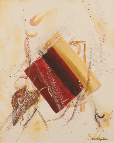 Malerei mit dem Titel "Gästezimmer 11 / 11…" von Karin Sternberg, Original-Kunstwerk, Acryl
