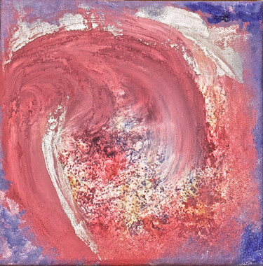 Peinture intitulée "Tulpe im Wind" par Karin Sternberg, Œuvre d'art originale, Huile