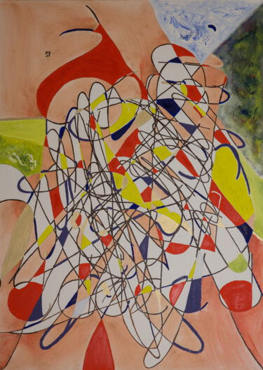 Malerei mit dem Titel "Great Moments Amüsa…" von Karin Sternberg, Original-Kunstwerk, Öl