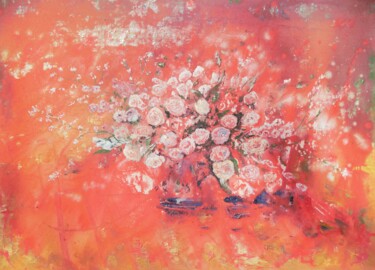 Картина под названием "Danke Blüten" - Karin Sternberg, Подлинное произведение искусства, Масло