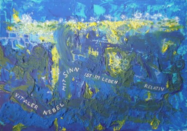 Malerei mit dem Titel "vorwärts / rückwärts" von Karin Sternberg, Original-Kunstwerk, Acryl