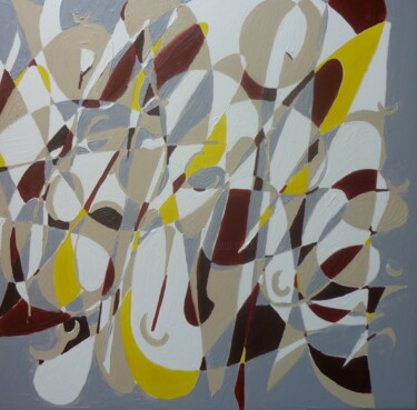 Malerei mit dem Titel "Entscheiden" von Karin Sternberg, Original-Kunstwerk, Öl