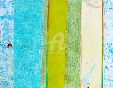 Nr..7: Freibad Malerei mit dem Titel "Nr..7: Freibad" von Karin Martina Wloczyk, Original-Kunstwerk, Kreide