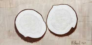 Painting titled "Coconut" by Karina Amelova, Original Artwork