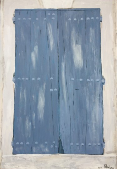 Peinture intitulée "La fenêtre" par Karina Amelova, Œuvre d'art originale, Acrylique