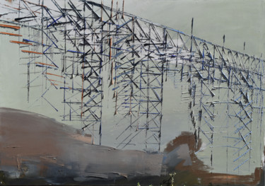 Malerei mit dem Titel "Bridge 01" von Kariko Ono, Original-Kunstwerk, Öl