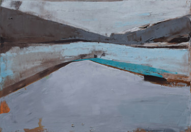 Malerei mit dem Titel "Lake 6" von Kariko Ono, Original-Kunstwerk, Öl