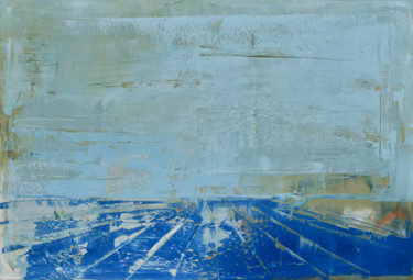 Malarstwo zatytułowany „Blue way” autorstwa Kariko Ono, Oryginalna praca, Olej