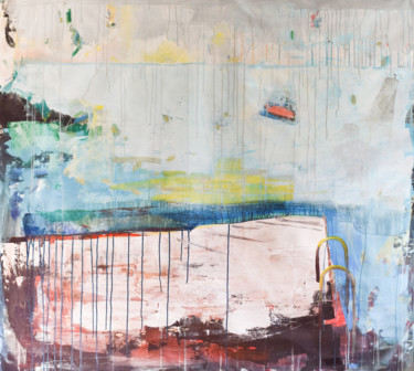 Картина под названием "Lake 19" - Kariko Ono, Подлинное произведение искусства, Акрил
