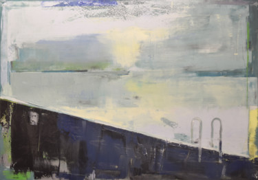 Schilderij getiteld "Seascape 14" door Kariko Ono, Origineel Kunstwerk, Olie