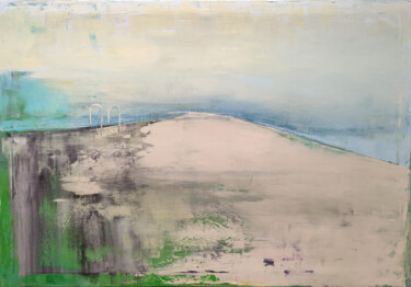 Malarstwo zatytułowany „Landscape 23'” autorstwa Kariko Ono, Oryginalna praca, Olej Zamontowany na Drewniana rama noszy