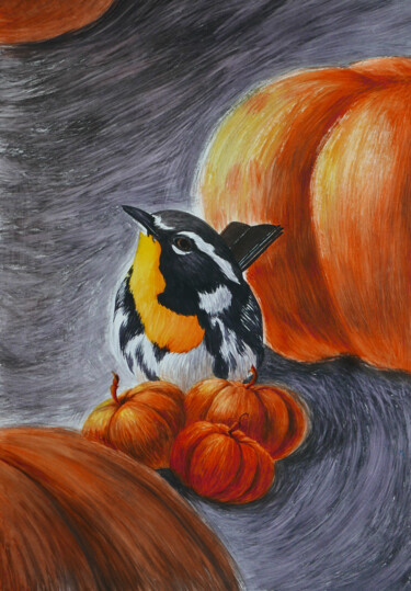 绘画 标题为“Pumpkin paradise” 由Karina Danylchuk, 原创艺术品, 水彩