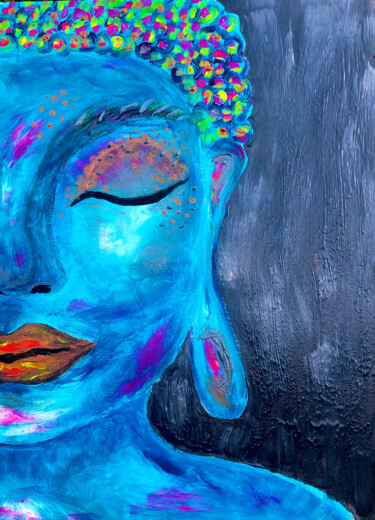 Painting titled "BuddhaxAvatar" by Karina Kifel, Original Artwork, Acrylic