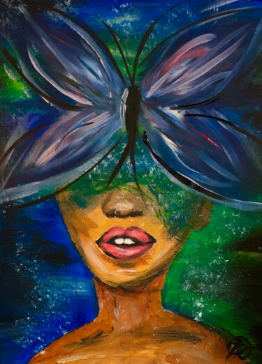 Painting titled "Blind Transformation" by Karina Kifel, Original Artwork, Acrylic