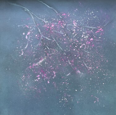 Картина под названием "Floral Dreams" - Karina Mosser, Подлинное произведение искусства, Пастель