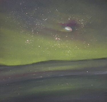 Malerei mit dem Titel "Somewhere" von Karina Mosser, Original-Kunstwerk, Pastell