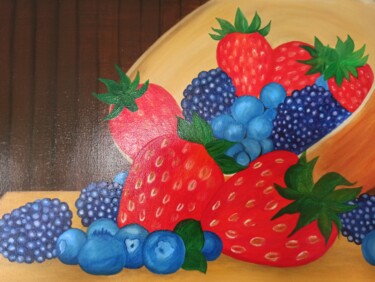 Pintura titulada "Сладость" por Karina Romanova (Clementina), Obra de arte original, Oleo Montado en Bastidor de camilla de…