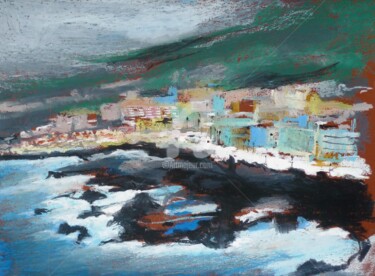 Malerei mit dem Titel "Tenerife" von Karina Plachetka, Original-Kunstwerk, Öl