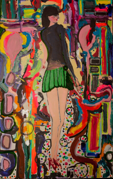 Pintura titulada "MANGADO" por Karine Azoulay, Obra de arte original, Acrílico