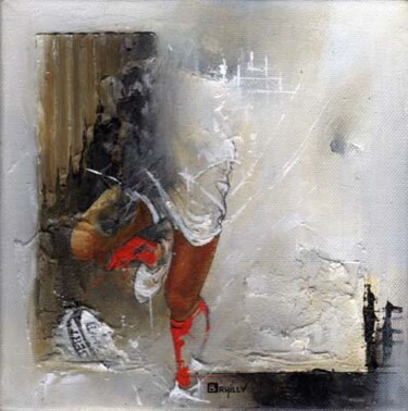 Painting titled "Passe à suivre" by Karine Brailly, Original Artwork