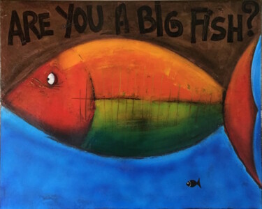 Peinture intitulée "Big fish" par Karine Brescia, Œuvre d'art originale