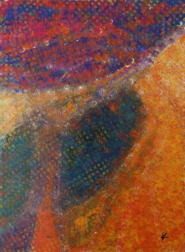 MADRAS Peinture intitulée "MADRAS" par Karine D'Arlhac, Œuvre d'art originale, Acrylique Monté sur Châssis