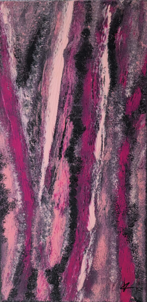 Картина под названием "ECORCES 1" - Karine D'Arlhac, Подлинное произведение искусства, Акрил Установлен на Деревянная рама д…