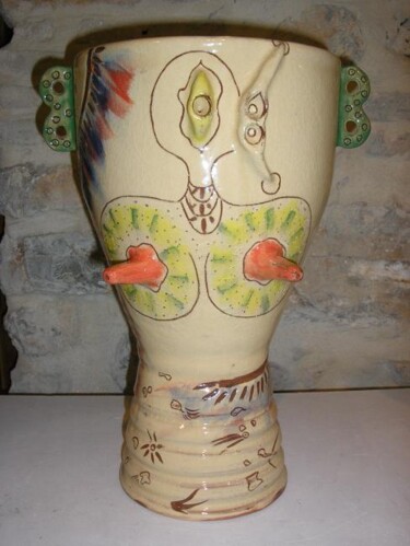 Sculpture titled "APHRODITE" by Karine Gervasi, Original Artwork, Ceramics
