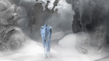 Arte digitale intitolato "azul-2.jpg" da Karine Gil Esteban, Opera d'arte originale