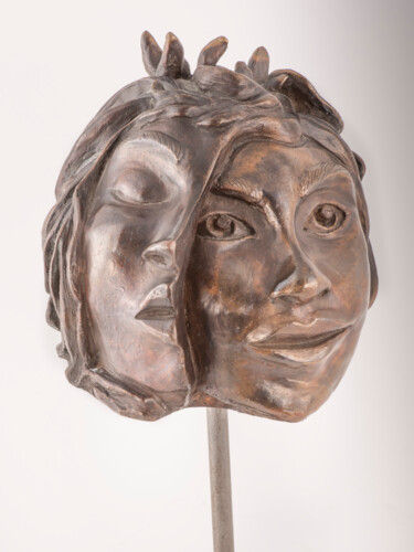 Sculpture titled "Rêves" by Juka, Original Artwork, Metals
