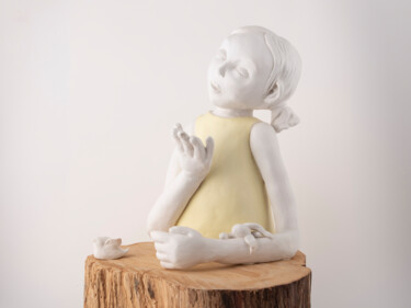 Sculpture intitulée "Générosité" par Juka, Œuvre d'art originale, Argile