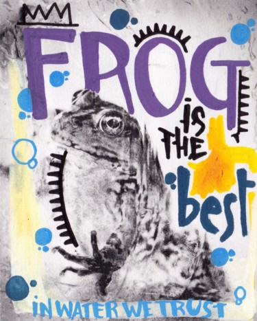 Tekening getiteld "Frog #1" door Karine Nicolleau, Origineel Kunstwerk, Digitale fotografie