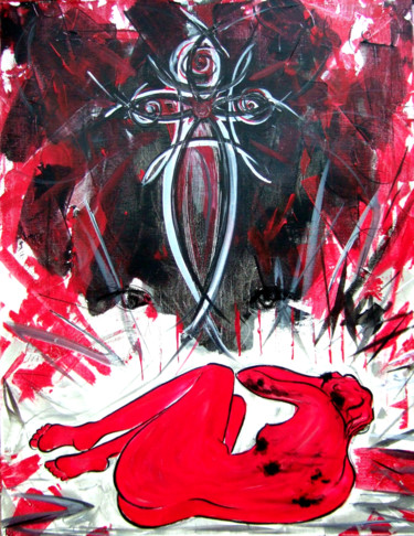 Картина под названием "La Brisée" - Karine Cathala (KA), Подлинное произведение искусства, Акрил