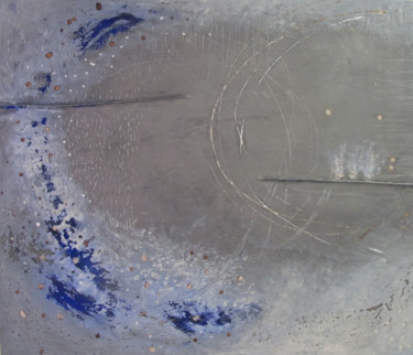 Картина под названием "suspendu.jpg" - Karine Damour, Подлинное произведение искусства, Масло