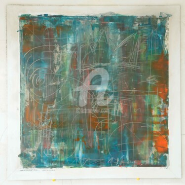 Painting titled "A side: Multivers o…" by Karl Alinghi, Original Artwork, Acrylic Mounted on Plexiglass
