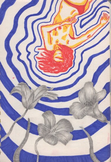 "Daydream" başlıklı Resim Karla Cinke (Kai) tarafından, Orijinal sanat, Işaretleyici