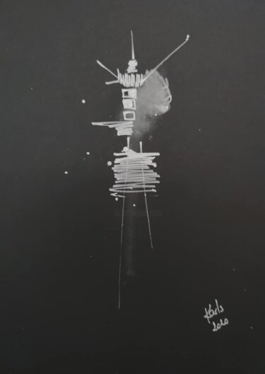 Dessin intitulée "DESSIN ACRYLIQUE SU…" par Karls, Œuvre d'art originale, Acrylique