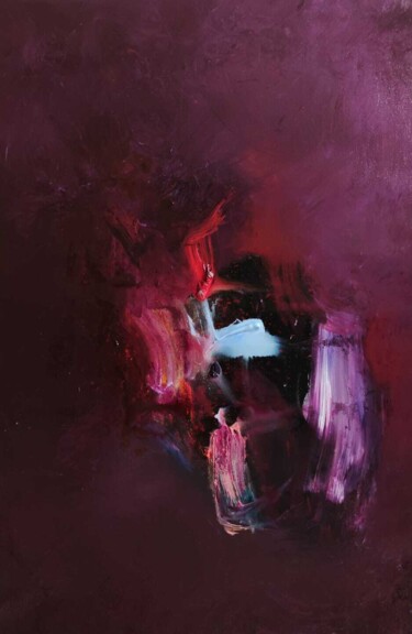 Картина под названием "HUILE SUR TOILE 21/…" - Karls, Подлинное произведение искусства, Масло