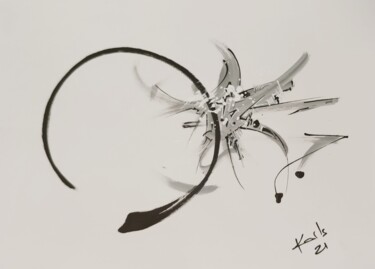 Drawing titled "DESSIN ACRYLIQUE SU…" by Karls, Original Artwork, Acrylic