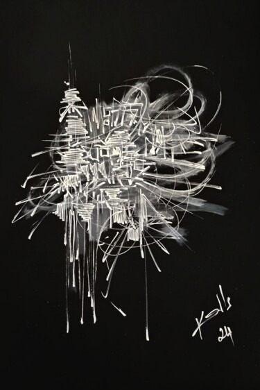 Dessin intitulée "B&W 0324" par Karls, Œuvre d'art originale, Acrylique