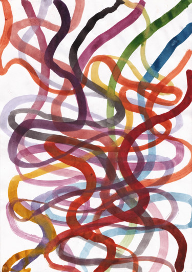 Jelly Peinture intitulée "Jelly" par Karl S, Œuvre d'art originale, Aquarelle