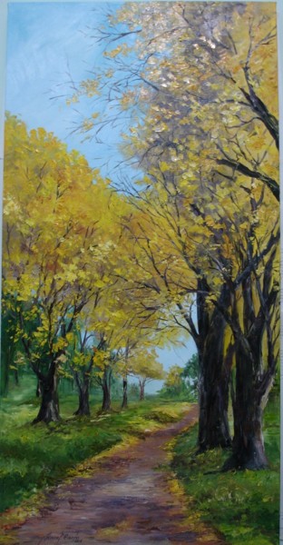 Painting titled "Primavera - (Série…" by Karol Canto, Original Artwork, Other